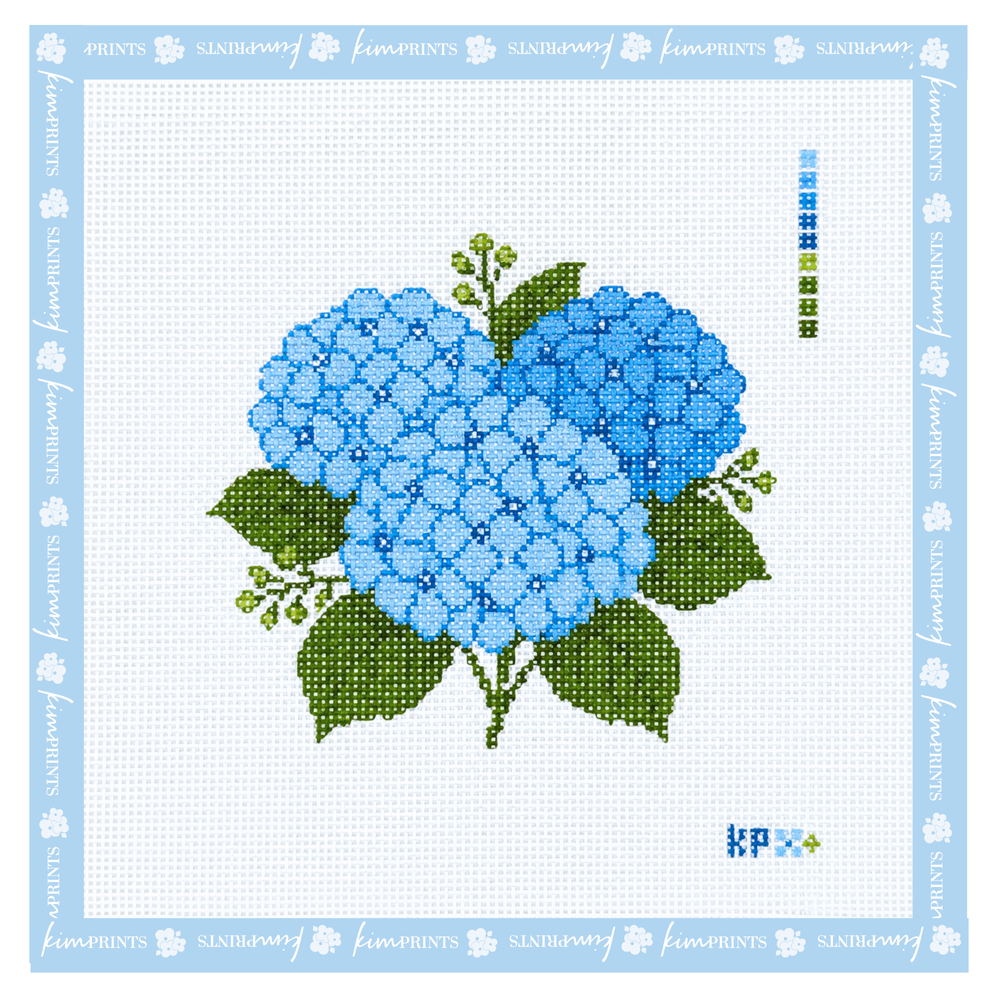 Coastal Bloom Bouquet - Blue