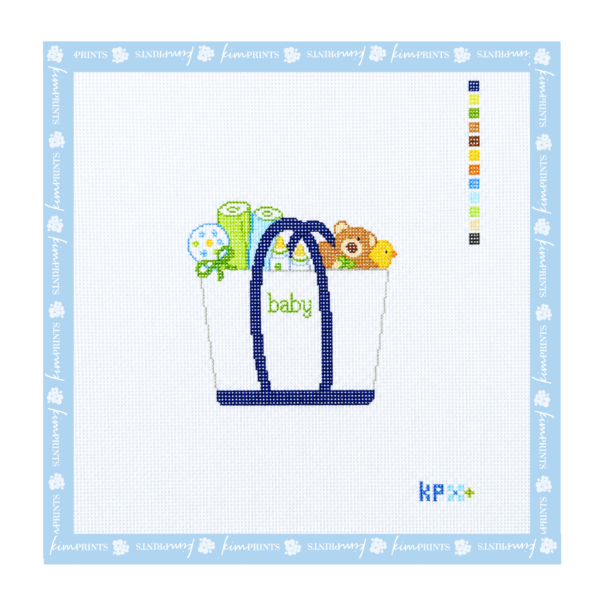 Baby Tote Blue