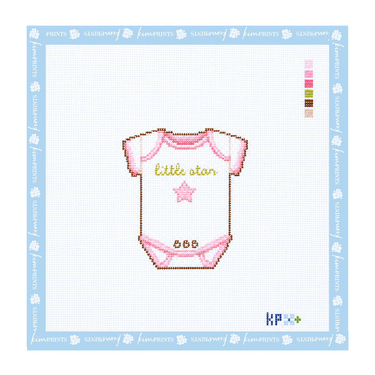 Little Star Onesie Pink