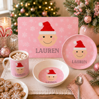 Santa Baby Pink Tableware Set