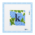 Coastal Bloom Blue Monogram
