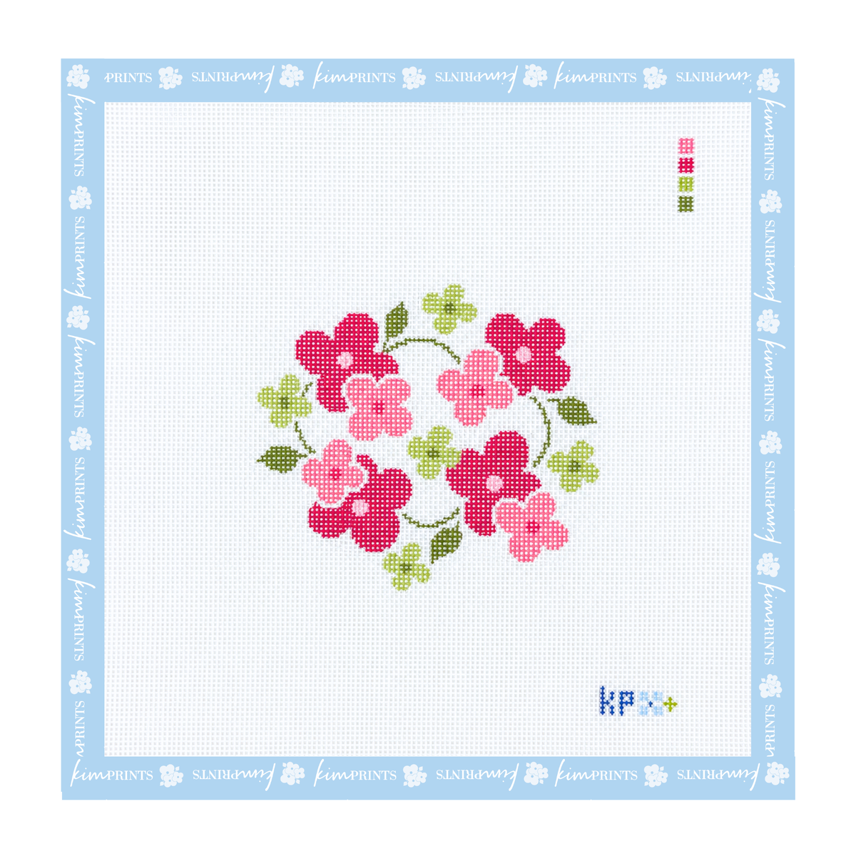 Coastal Bloom Wreath - Nantucket Red