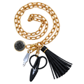 Stitch & Go™ Tassel Tool Necklace | Onyx