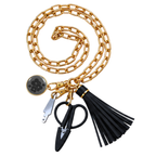 Stitch & Go™ Tassel Tool Necklace | Onyx