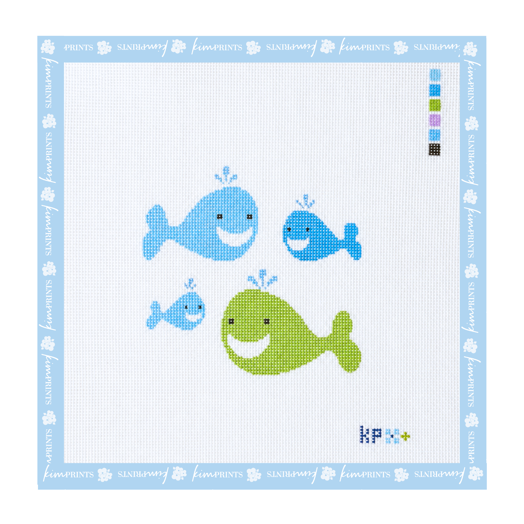 Whales Tales  Blue